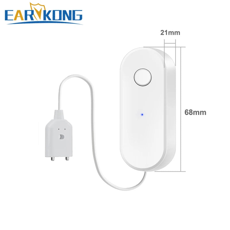 AquaGuard Pro WiFi Leak Detection Sensor – Smart Flood & Overflow Protection with Mobile App Alerts