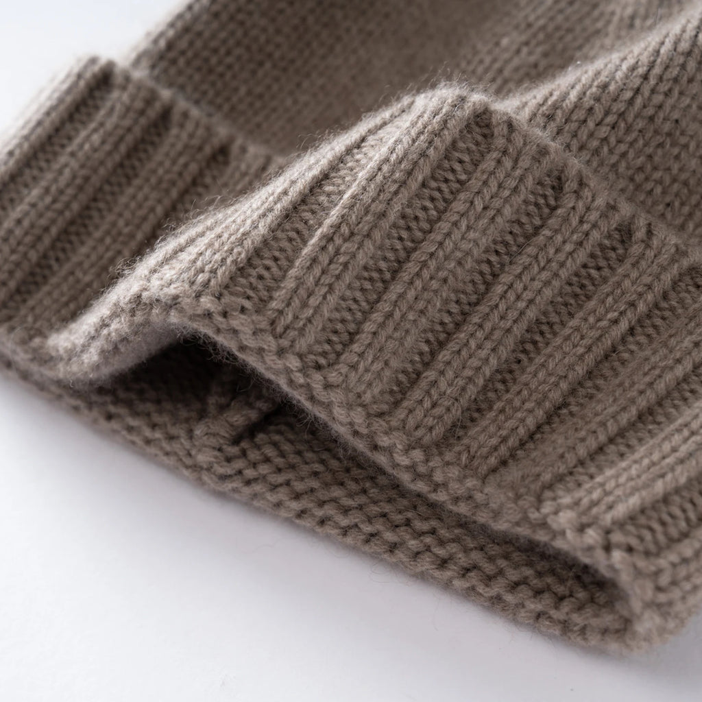 MERRILAMB Unisex Knitted Hats Outdoor Pure Cashmere Cap Winter Beanie Hat Thickened Cashmere Soft Warm Men Women Casual Caps