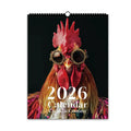 2026 Rooster-Themed Wall Calendar (12-Month Planner) – Funny Farm Photography Calendar, Ideal Gift for Home & Office