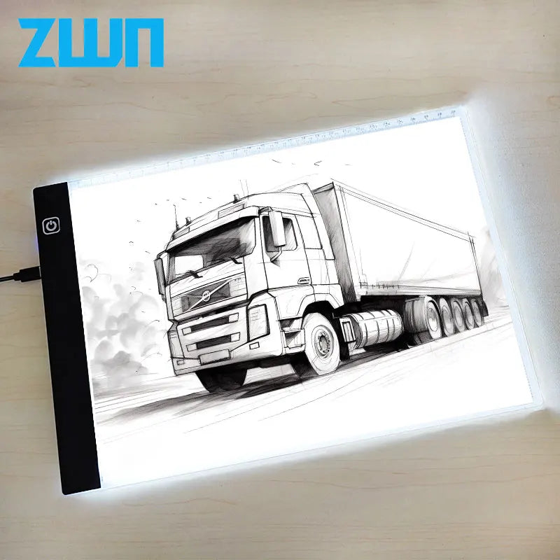 LED Drawing Light Pad – 3-Level Dimmable Tracing & Art Board for Kids