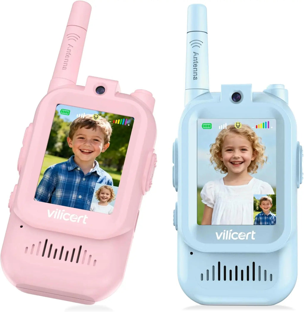 Video Walkie Talkies for Kids – 2-Way Radios with Screen (2-Pack)