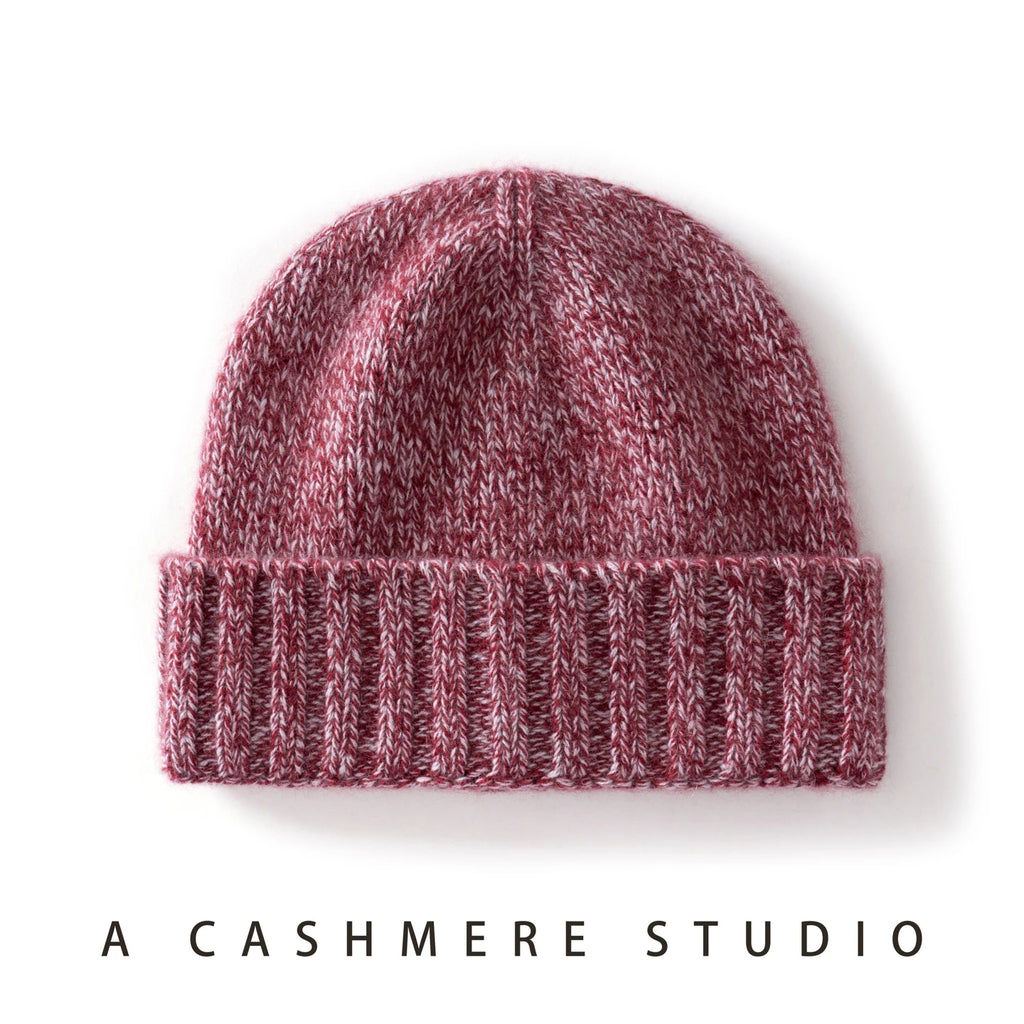 MERRILAMB Unisex Knitted Hats Outdoor Pure Cashmere Cap Winter Beanie Hat Thickened Cashmere Soft Warm Men Women Casual Caps