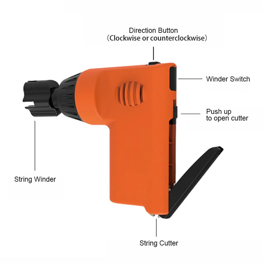 Multi-Function Electric String Winder & Cutter – USB Rechargeable Portable Tool for Guitar & Ukulele
