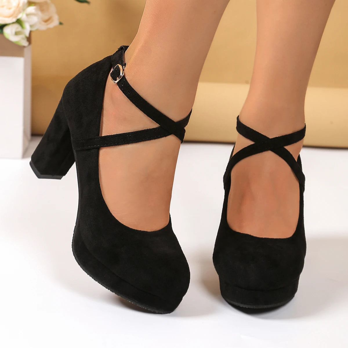 Elegant Women’s High Heel Shoes – Classic Design for Formal & Evening Wear