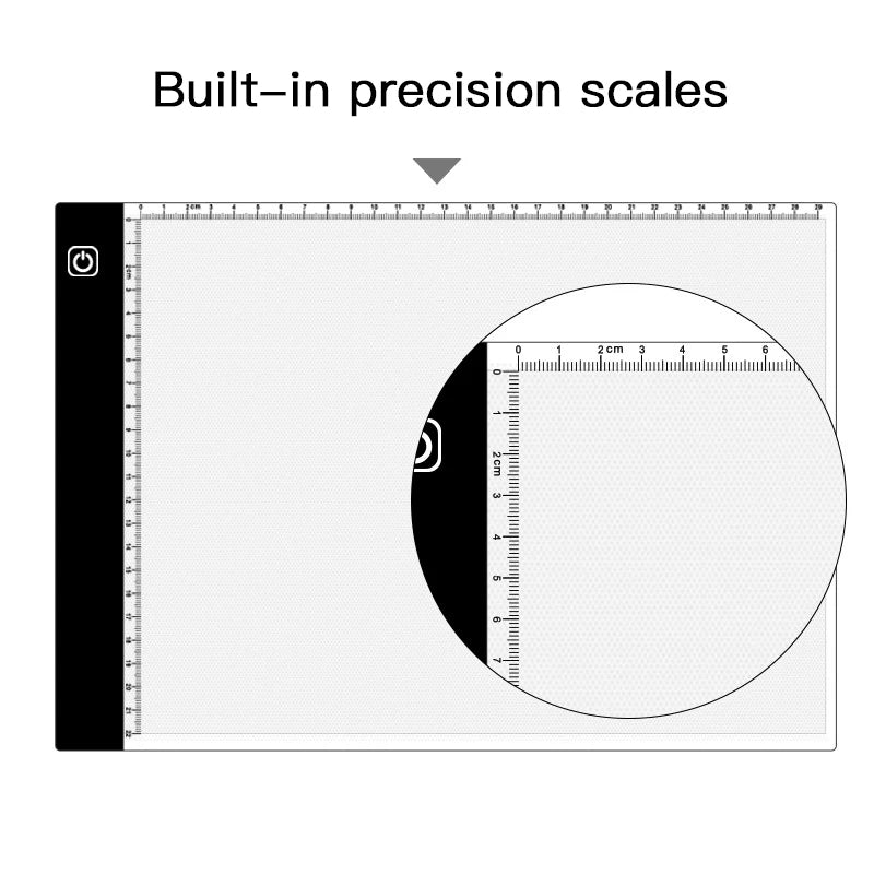LED Drawing Light Pad – 3-Level Dimmable Tracing & Art Board for Kids