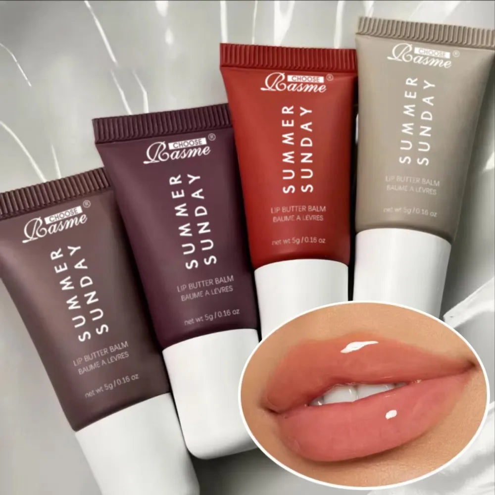 GlowMuse Velvet Shine Lip Collection – 4-Piece Hydrating Gloss Set for Everyday Beauty