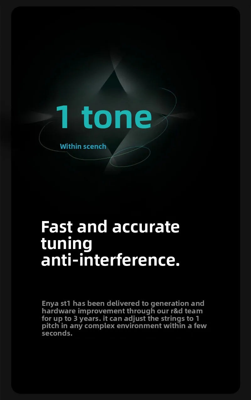 Intelligent Automatic Guitar & Ukulele Tuning Winder – Rechargeable Multi-Function String Winder & Tuner