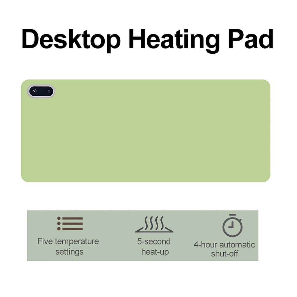 Heated Desk Pad Mouse Pad – Touch-Control Hand Warmer for Winter