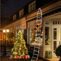 3M Santa Claus Climbing Ladder Outdoor Christmas Decoration Home Garden Cristmas Tree Ornement New Year Gift Xmas Tree Decor
