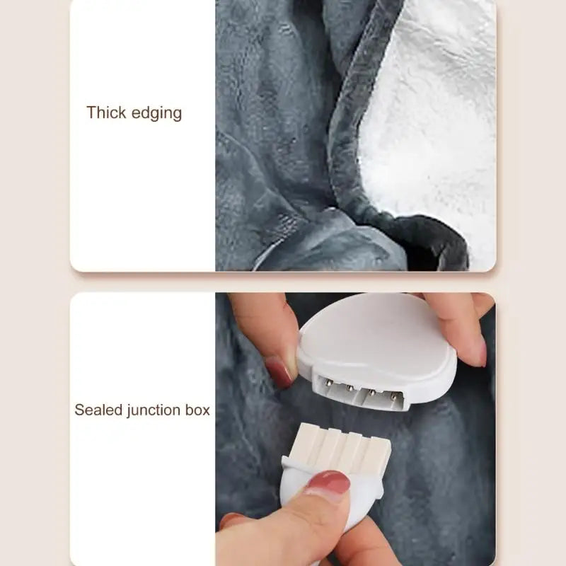 Wearable Heated Blanket Hoodie – Full Body Warmth