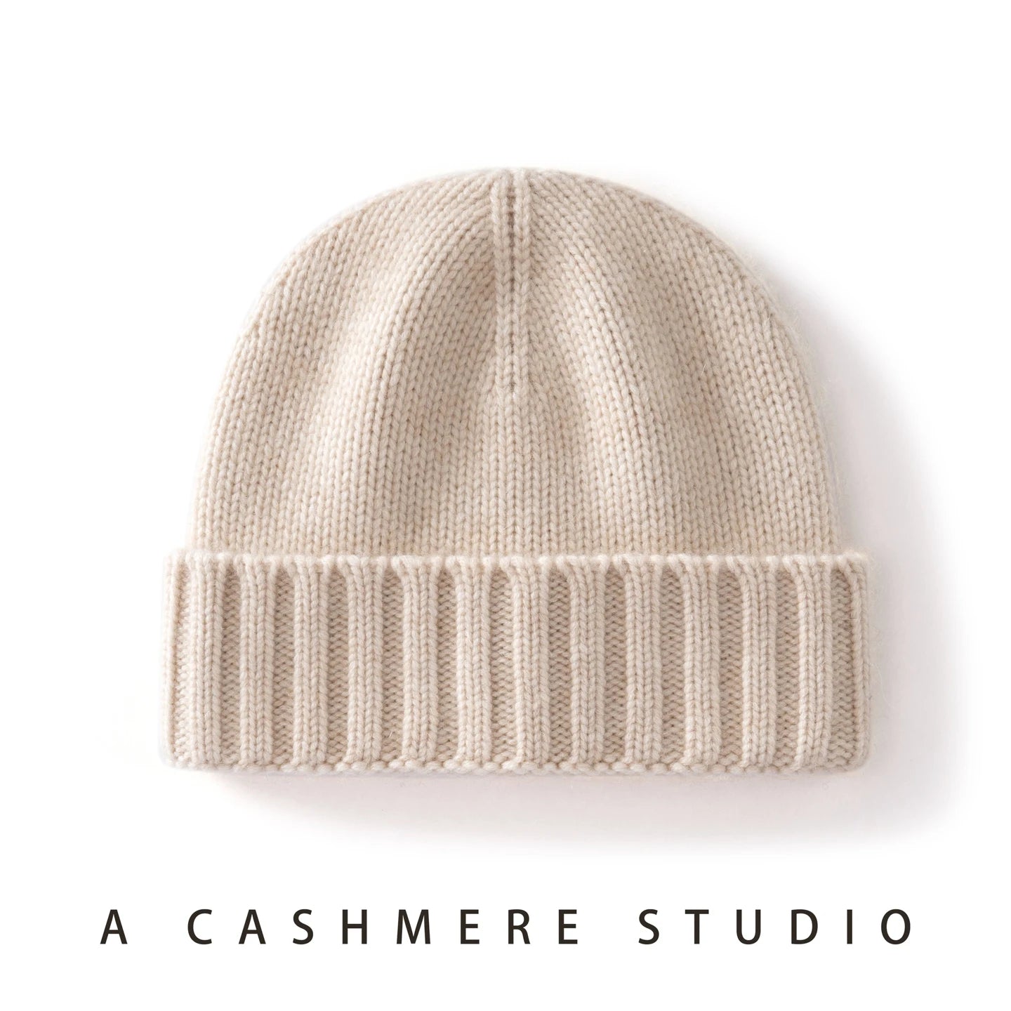 MERRILAMB Unisex Knitted Hats Outdoor Pure Cashmere Cap Winter Beanie Hat Thickened Cashmere Soft Warm Men Women Casual Caps