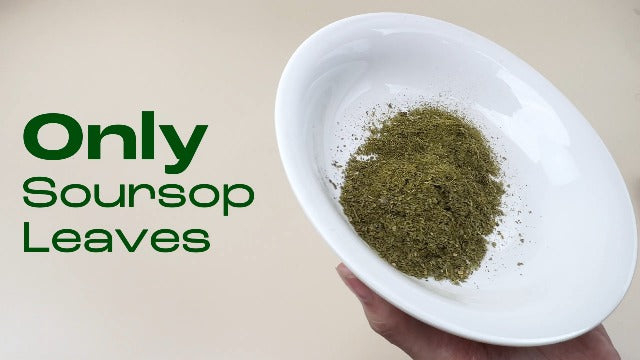 💚 Dried & Grinded Soursop Leaves – Pure, Potent & Ready to Use Herbal Powder ( Ceylon Original 100% ) 100g