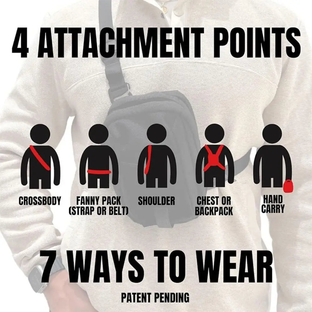 Magnetic Bottle Sling Bag with Soft Padding