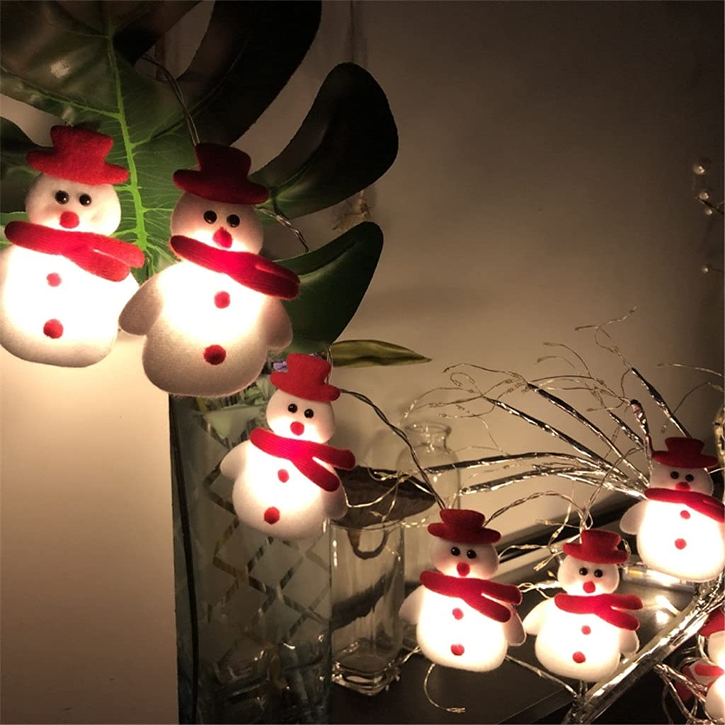 Snowman Christmas LED Garland String Light Merry Christmas Decorations For Home