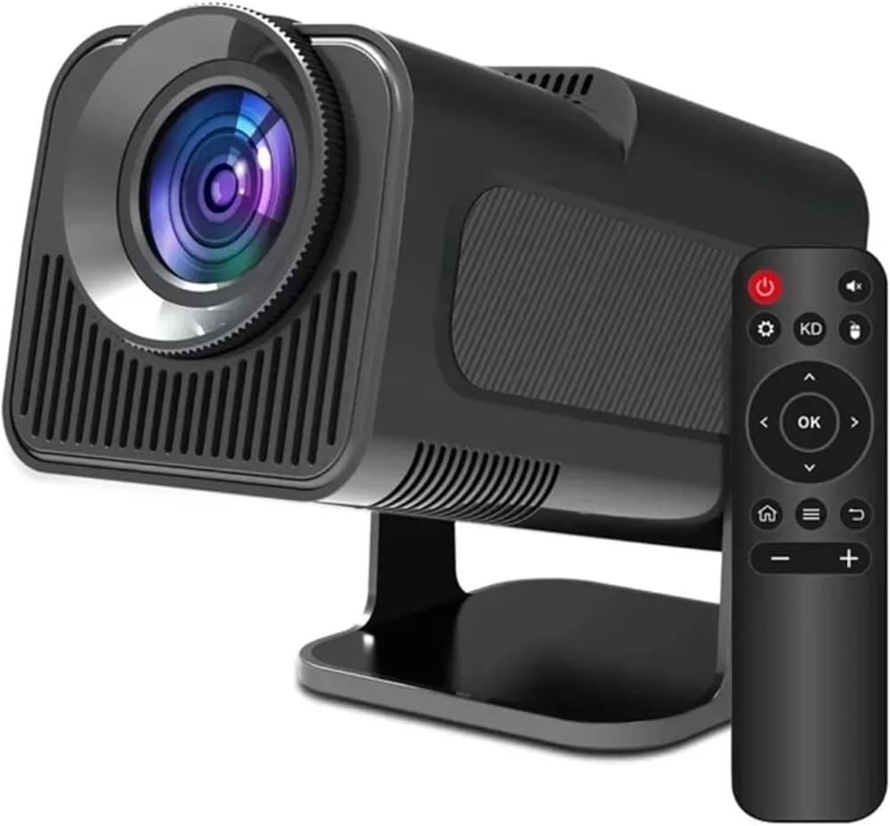 4K Android Smart Projector – Native 1080P, Portable Home Cinema