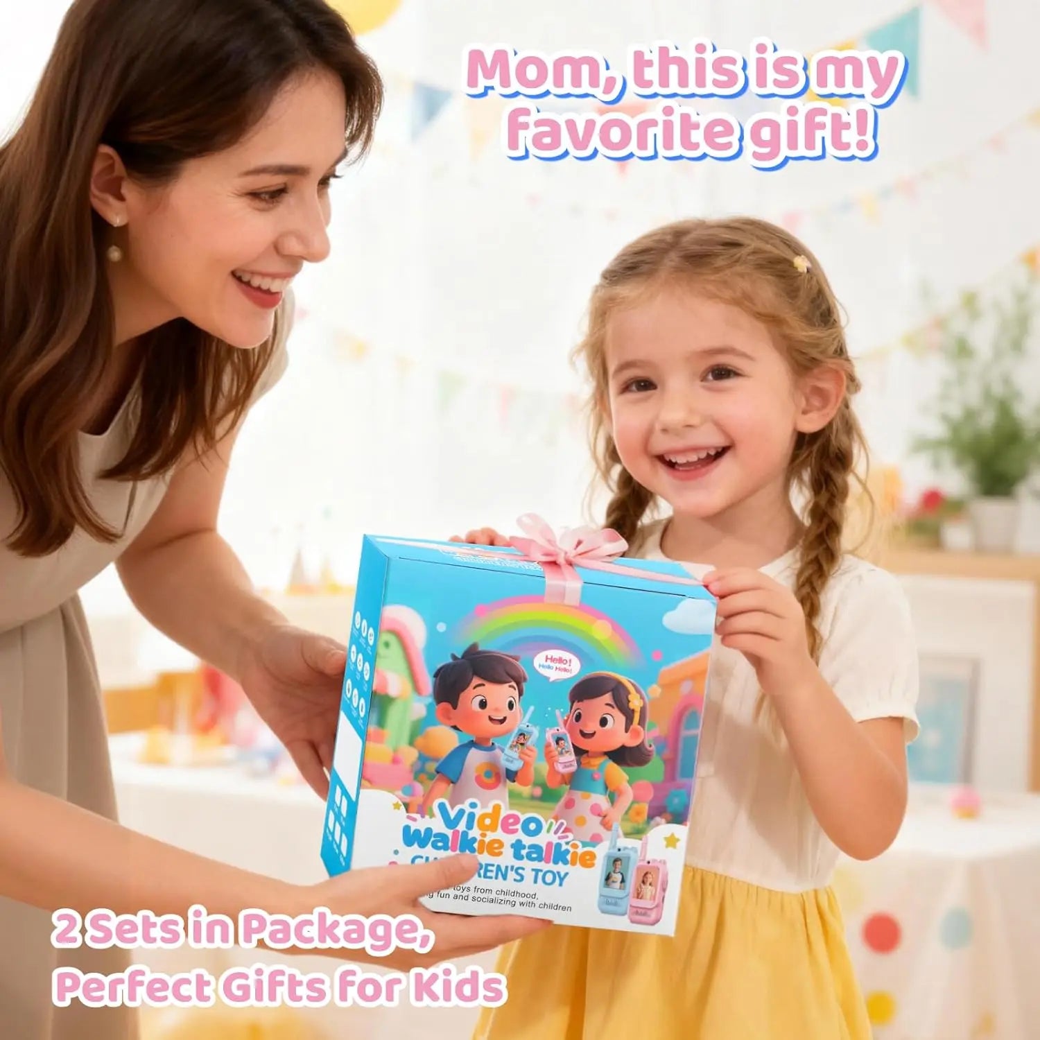 Video Walkie Talkies for Kids – 2-Way Radios with Screen (2-Pack)