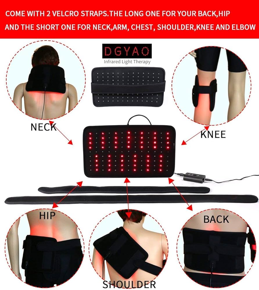 Red Light Therapy Heating Pad – 660nm & 850nm Infrared Pain Relief Mat