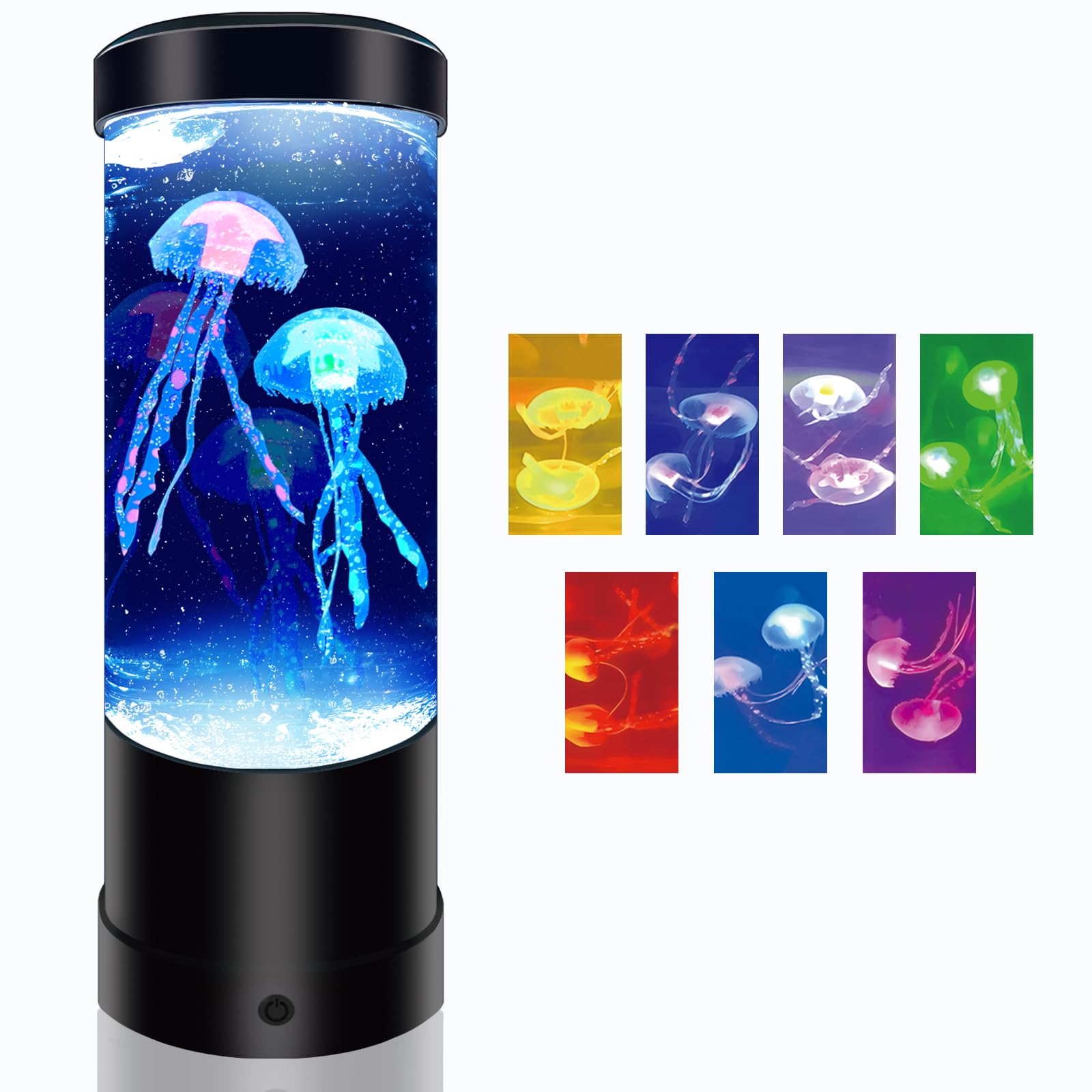 🪼 Color-Changing Jellyfish Lamp – USB & Battery Powered LED Table Night Light for Kids’ Bedroom & Home Décor