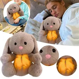 Baby Breath Baby Bear & Otter Soothing Plush Toy | Sleep Companion with Music & Soft Lights for Babies & Kids