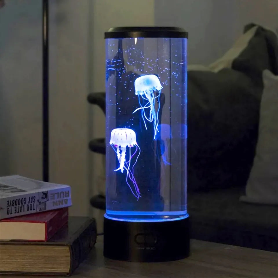 🪼 Color-Changing Jellyfish Lamp – USB & Battery Powered LED Table Night Light for Kids’ Bedroom & Home Décor