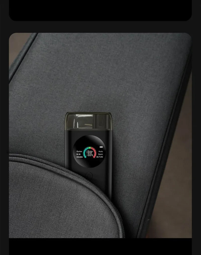 Intelligent Automatic Guitar & Ukulele Tuning Winder – Rechargeable Multi-Function String Winder & Tuner