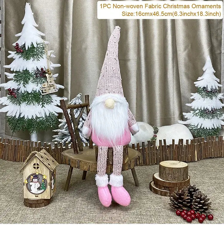 Christmas Faceless Doll Gnome 2025 Merry Christmas Decorations For Home Cristmas