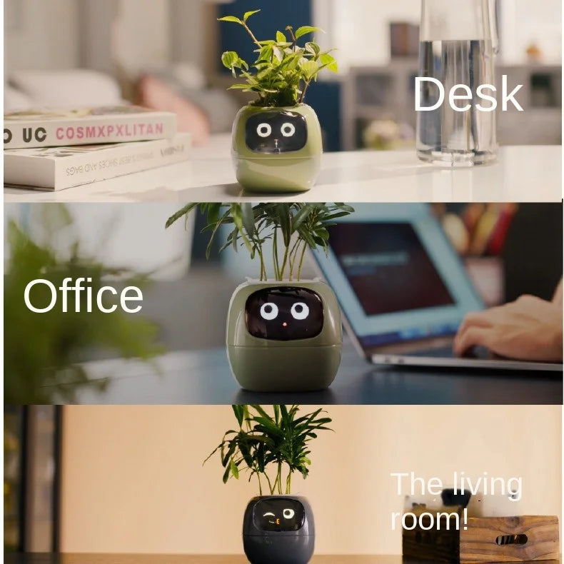 🌱 Smart AI Plant Pot – Intelligent App-Controlled Planter for Effortless Indoor Gardening | Perfect Christmas Tech Gift