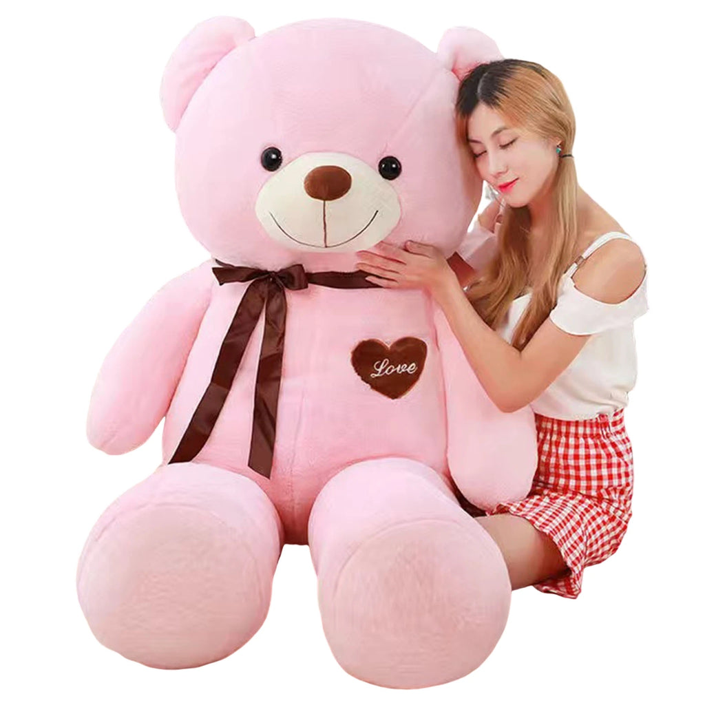 Giant Bear Stuffed Animal Toy | Anti-Wrinkle Ultra-Soft Plush | Baby Soothing Companion Doll | Perfect for Claw Machine & Grabber Games