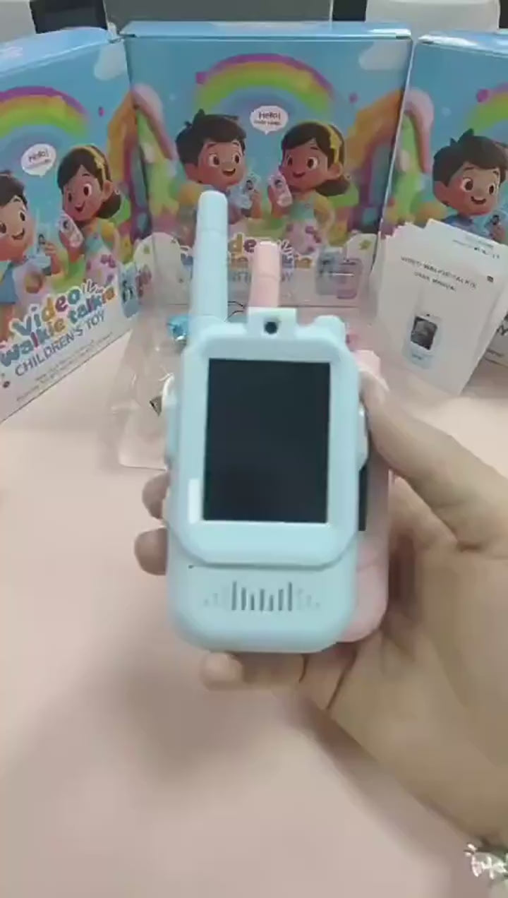 Video Walkie Talkies for Kids – 2-Way Radios with Screen (2-Pack)