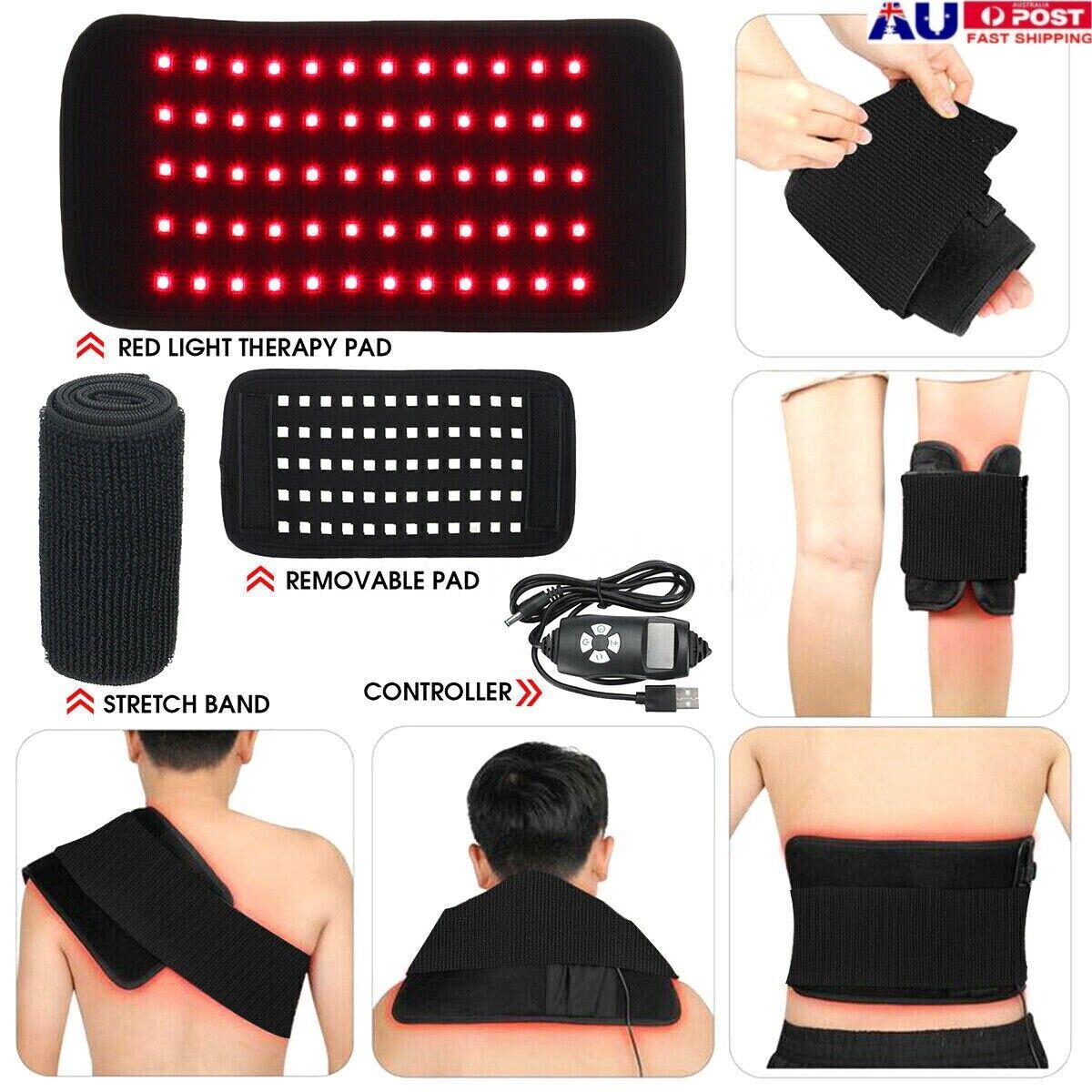 Red Light Therapy Heating Pad – 660nm & 850nm Infrared Pain Relief Mat