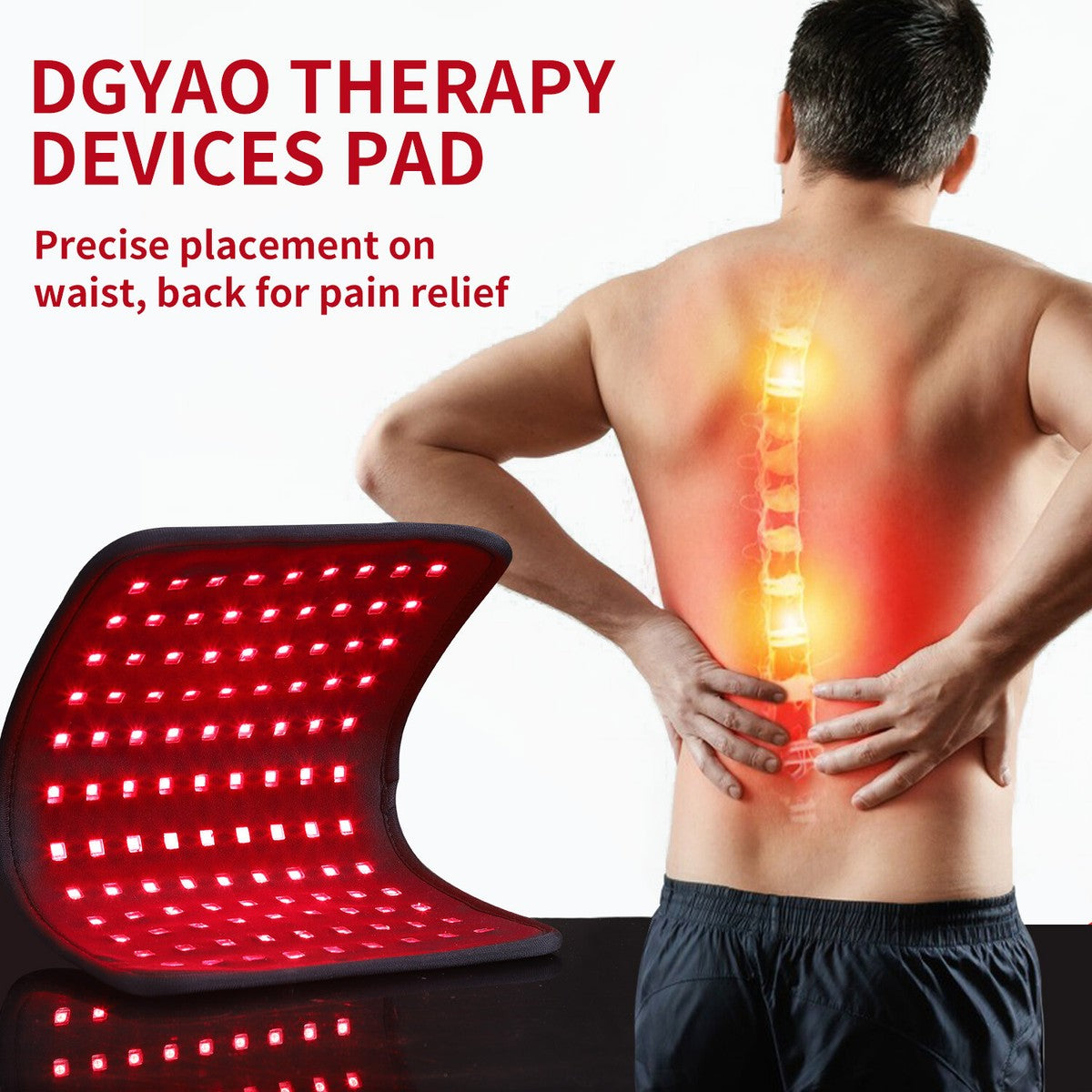 Red Light Therapy Heating Pad – 660nm & 850nm Infrared Pain Relief Mat